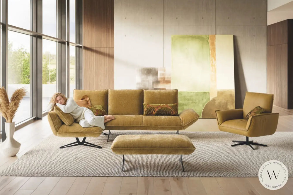 Modell Buddy in Stoff Glow (Liege links) Koinor