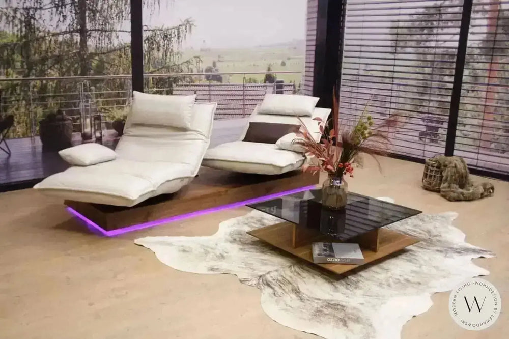 Modell Epos 3 in Leder A Soft crystal Koinor