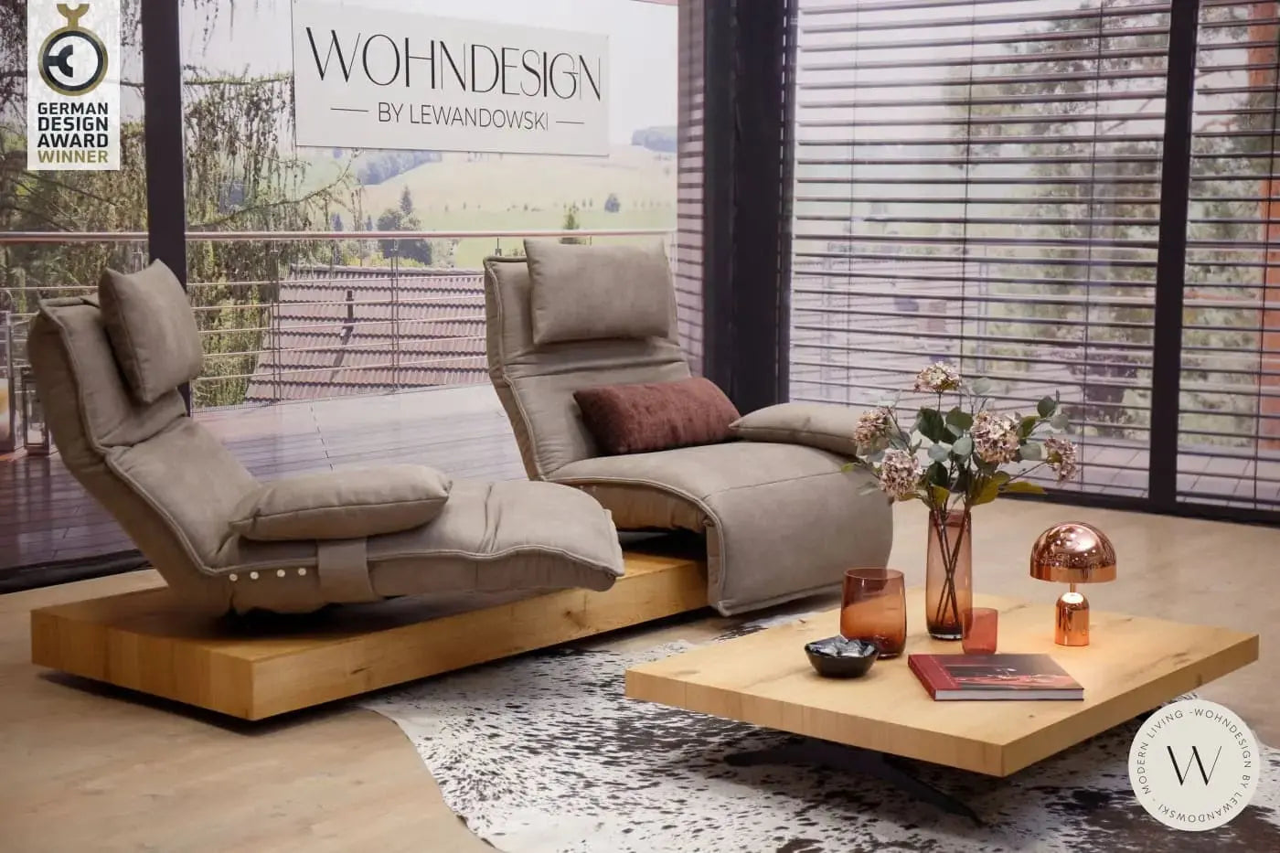 Modell Epos 3 inkl. 4x Kissen in Mikrofaser Chase