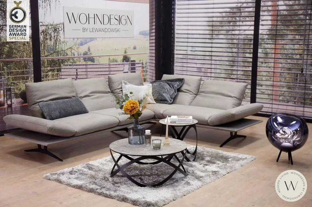 Modell Francis Eckgarnitur in Mikrofaser Zenit Koinor