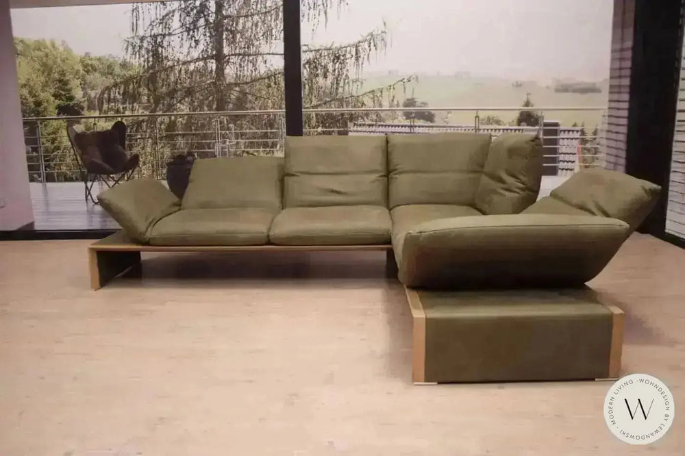 Modell Harriet Eckgarnitur in Leder A India verde Koinor