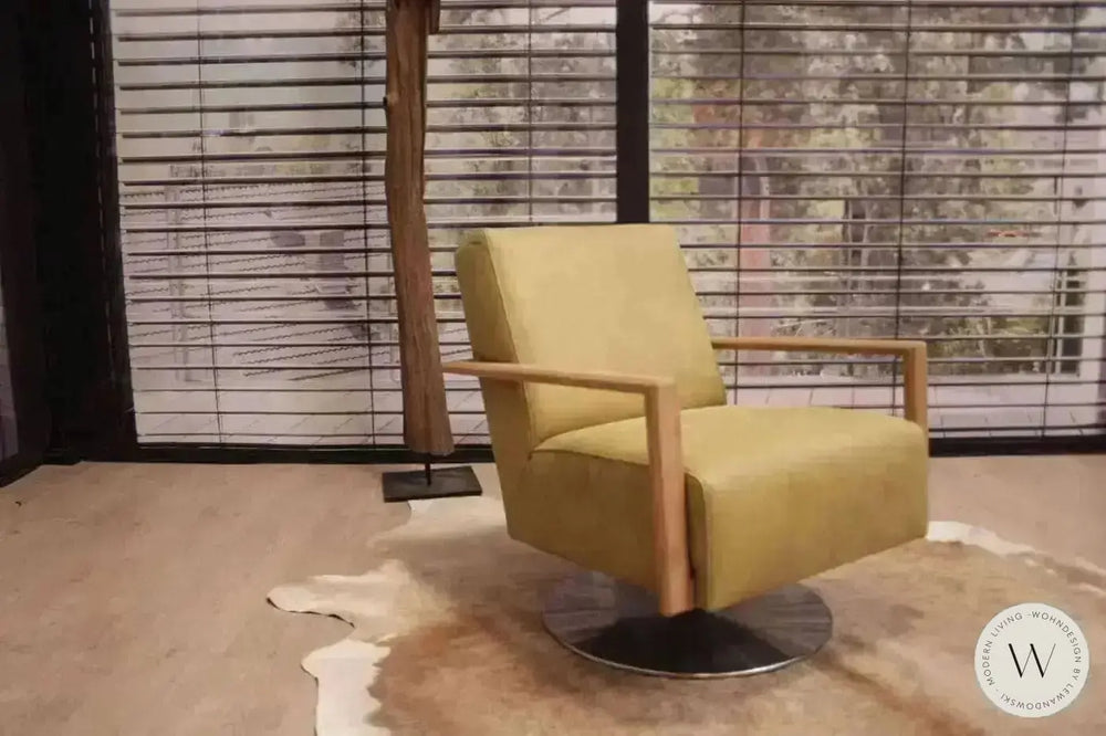 Modell Icarus Sessel in Leder A India pistazie Koinor