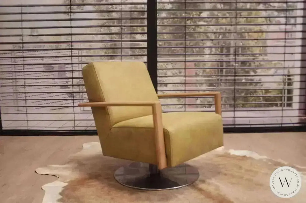 Modell Icarus Sessel in Leder A India pistazie Koinor