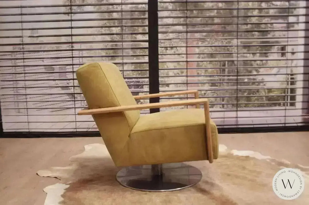 Modell Icarus Sessel in Leder A India pistazie Koinor