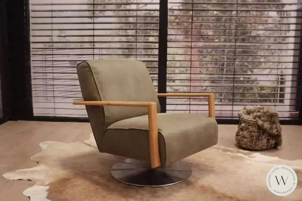 Modell Icarus Sessel in Leder A India verde Koinor