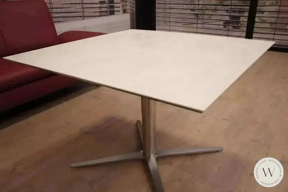 Modell P432 in Keramik bianco höhenverstellbar + rollbar Ronald Schmitt