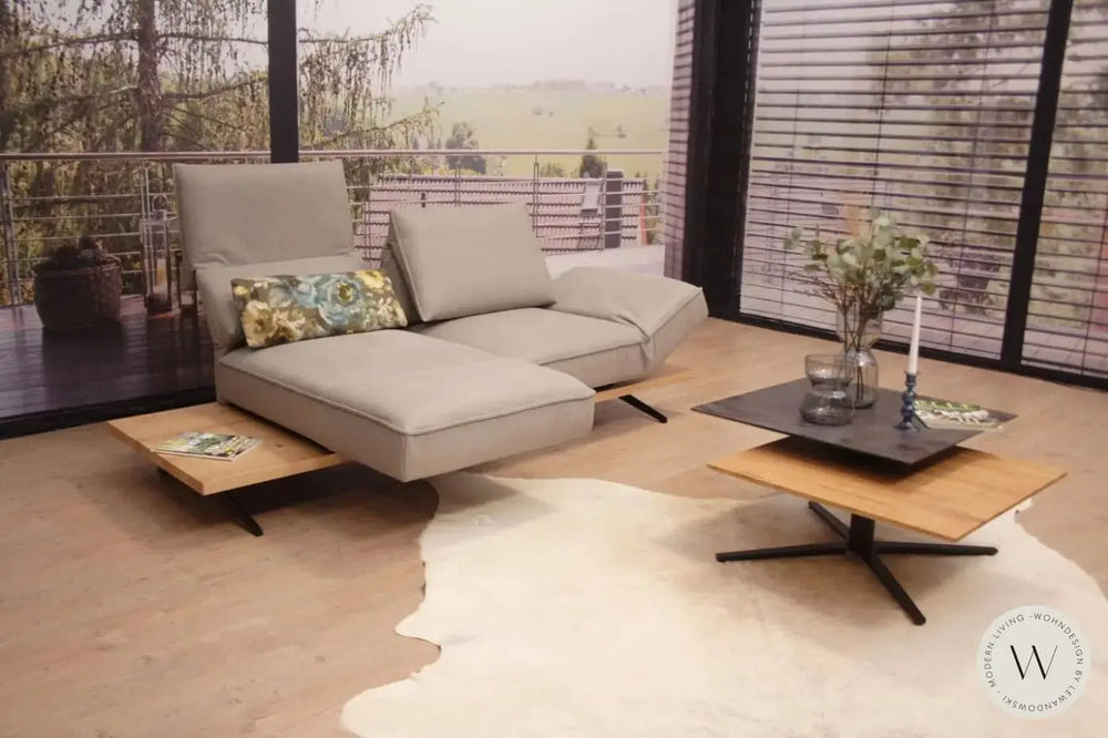 Modell Phönix Sofa in Leder A India asphalt Koinor