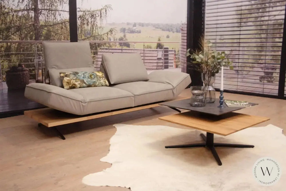 Modell Phönix Sofa in Leder A India asphalt Koinor