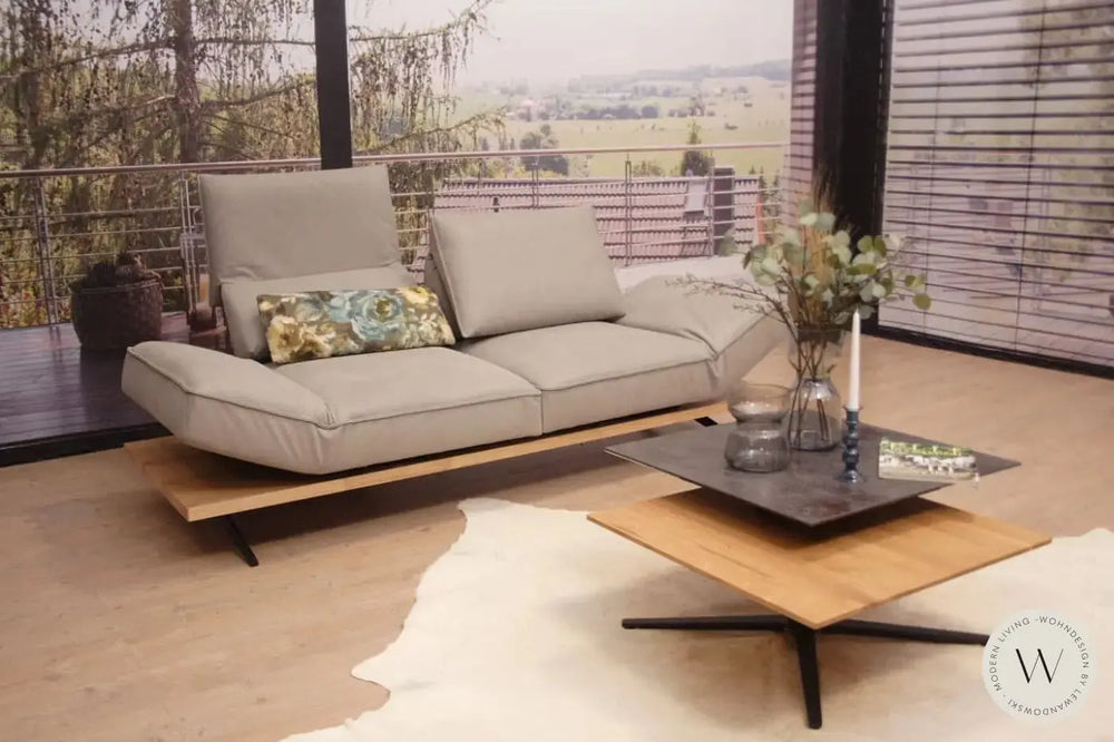 Modell Phönix Sofa in Leder A India asphalt Koinor