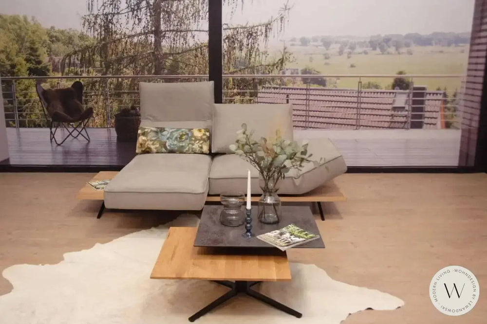 Modell Phönix Sofa in Leder A India asphalt Koinor