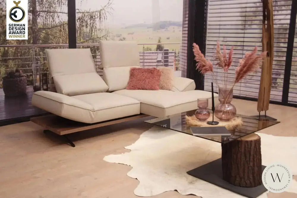 Modell Phönix in Leder B Bull sabbia Koinor