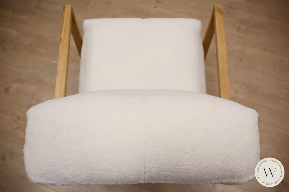 Modell Twister mit Hocker in Stoff Smart Lamb Bullfrog