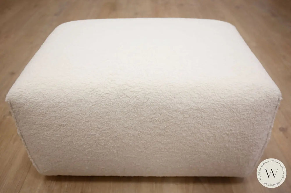 Modell Twister mit Hocker in Stoff Smart Lamb Bullfrog
