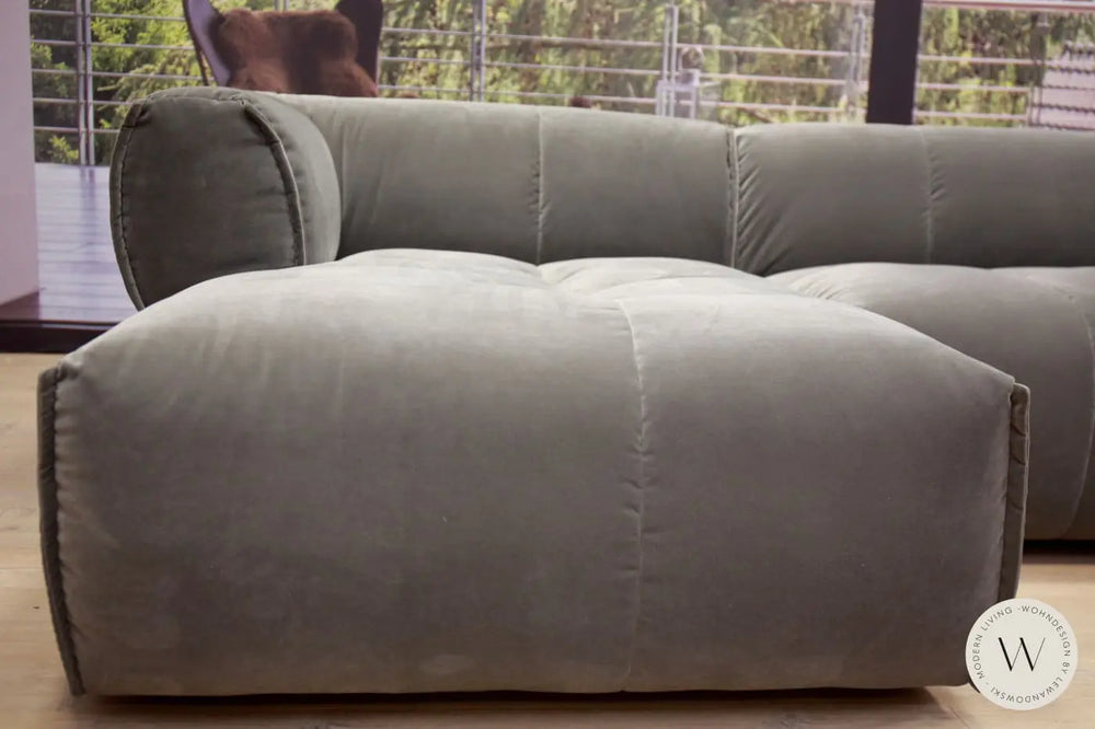 Modell Vivo Eckgarnitur in Stoff Ashgrey * Abverkauf * ES brand