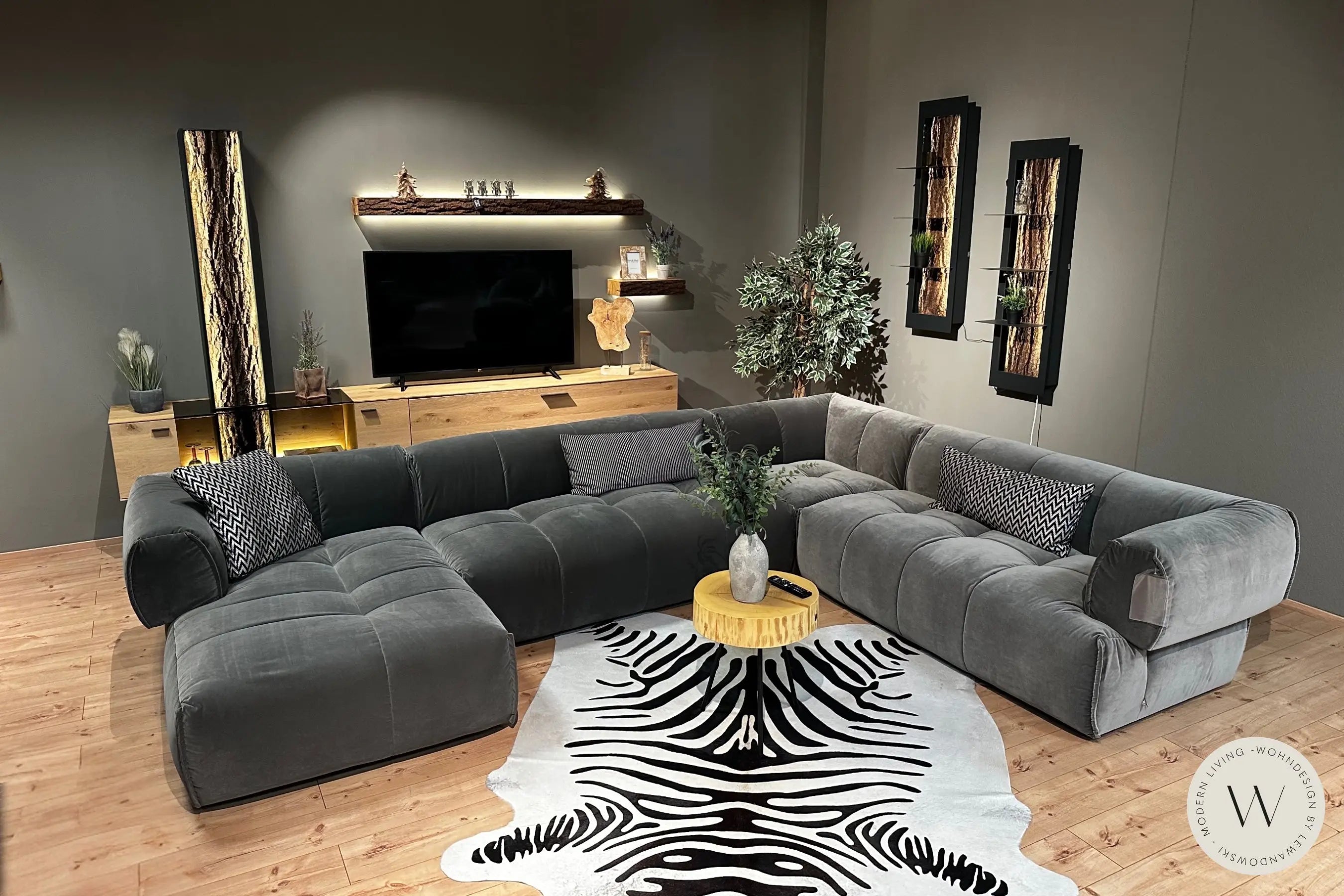 Modell Vivo in Stoff Ashgrey  *Abverkauf