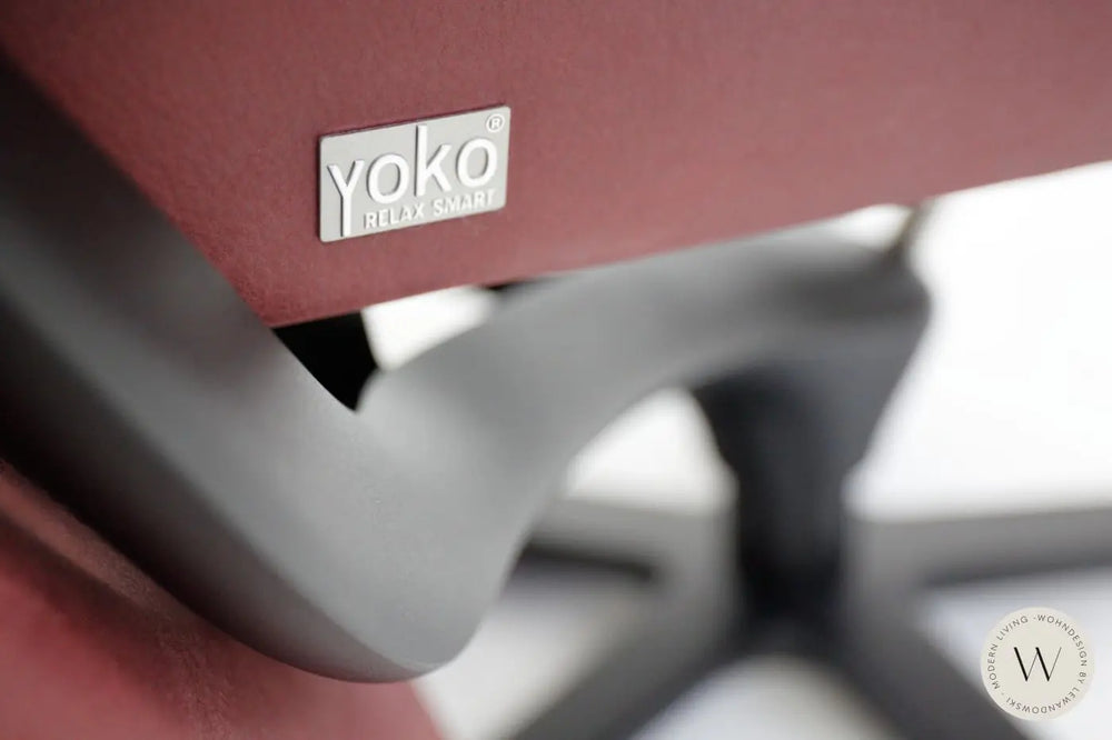 Modell YOKO N°1 in Leder D Velvet rubin Koinor