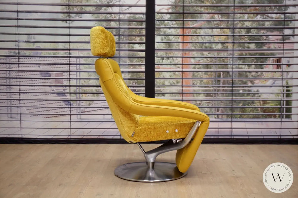 Modell YOKO N°3 in Leder B Bull giallo Koinor