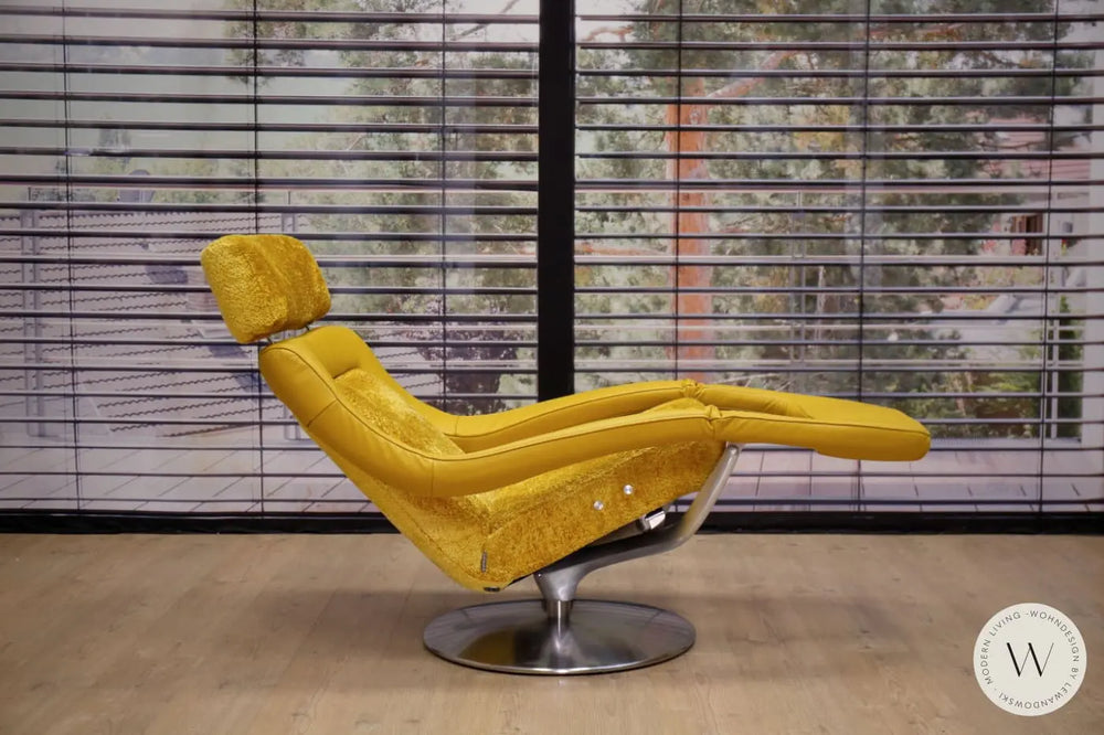 Modell YOKO N°3 in Leder B Bull giallo Koinor