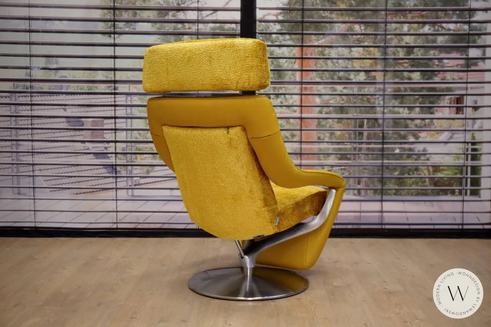 Modell YOKO N°3 in Leder B Bull giallo Koinor