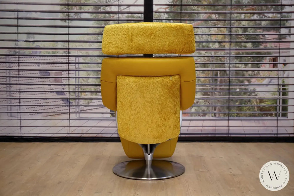 Modell YOKO N°3 in Leder B Bull giallo Koinor