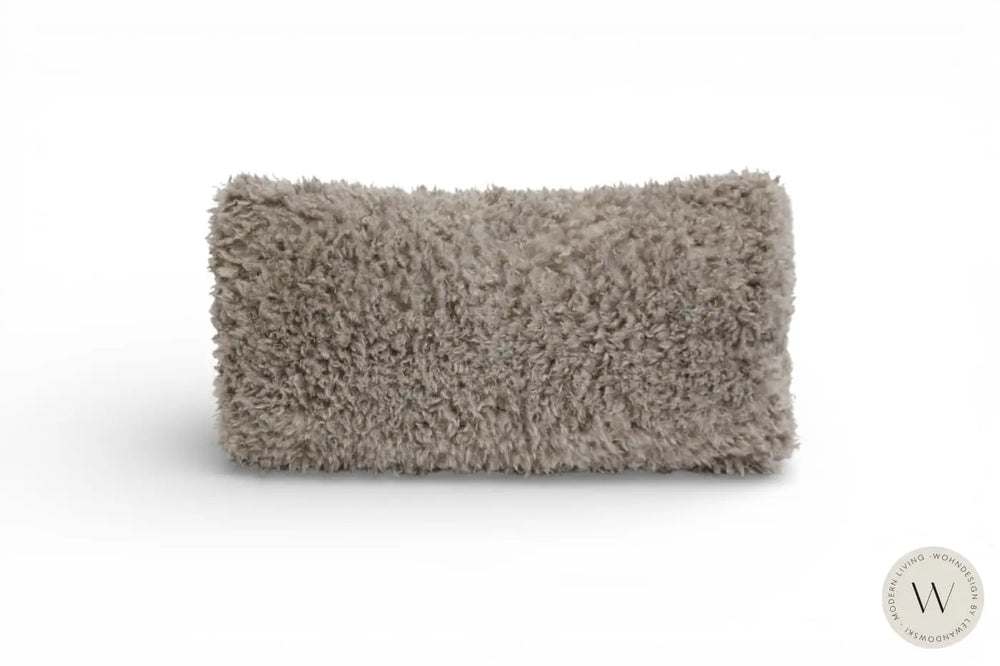Nierenkissen Fluffy Farbe taupe WOHNDESIGN by Lewandowski