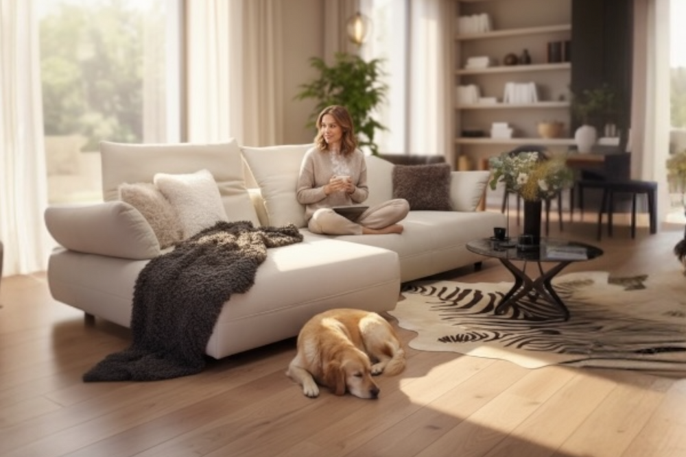 Modell Avivo 1 in Mikrofaser Zenit Koinor