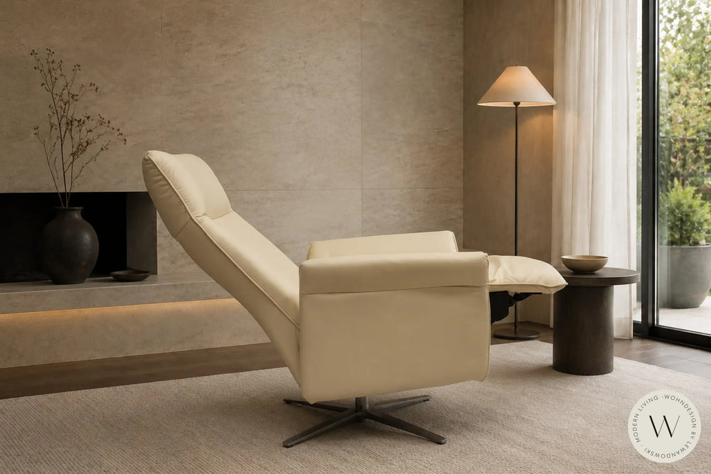 Relaxsessel 7305 in Leder Casay 32 K+W Silaxx