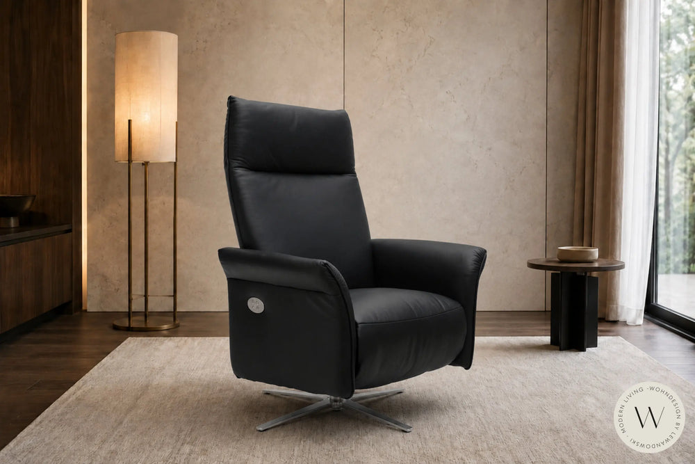 Relaxsessel 7305 inkl. Akku in Leder Casay 81 K+W Silaxx