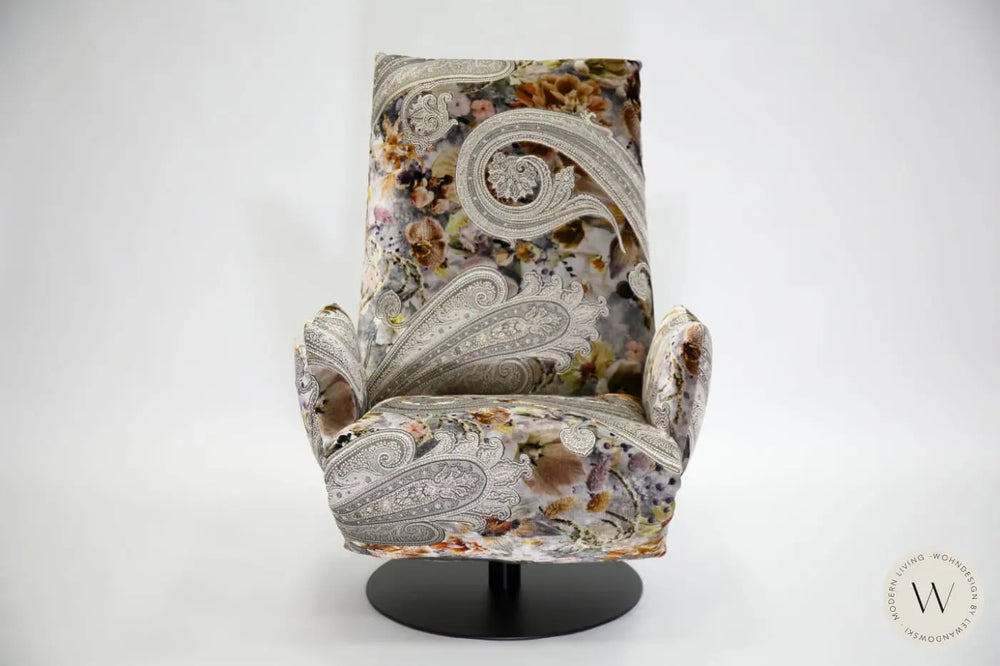 Relaxsessel Baboo in Stoff Paisley umbra Bullfrog