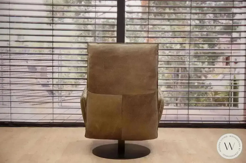 Relaxsessel Modell Baboo 170F in Leder Crazy nubuk schoko Bullfrog