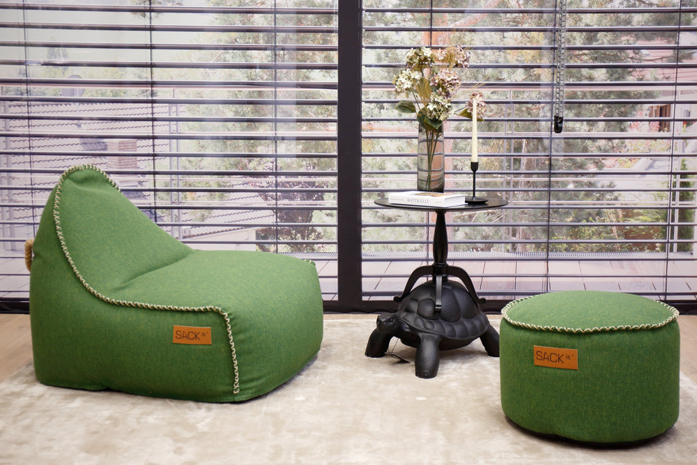 Cobana Lounge Chair / Pouf inkl. Hocker SACK it®