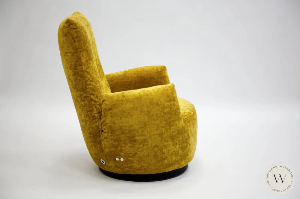 Sessel Blobb.De Luxe inkl. Hocker in Stoff Boheme Bullfrog