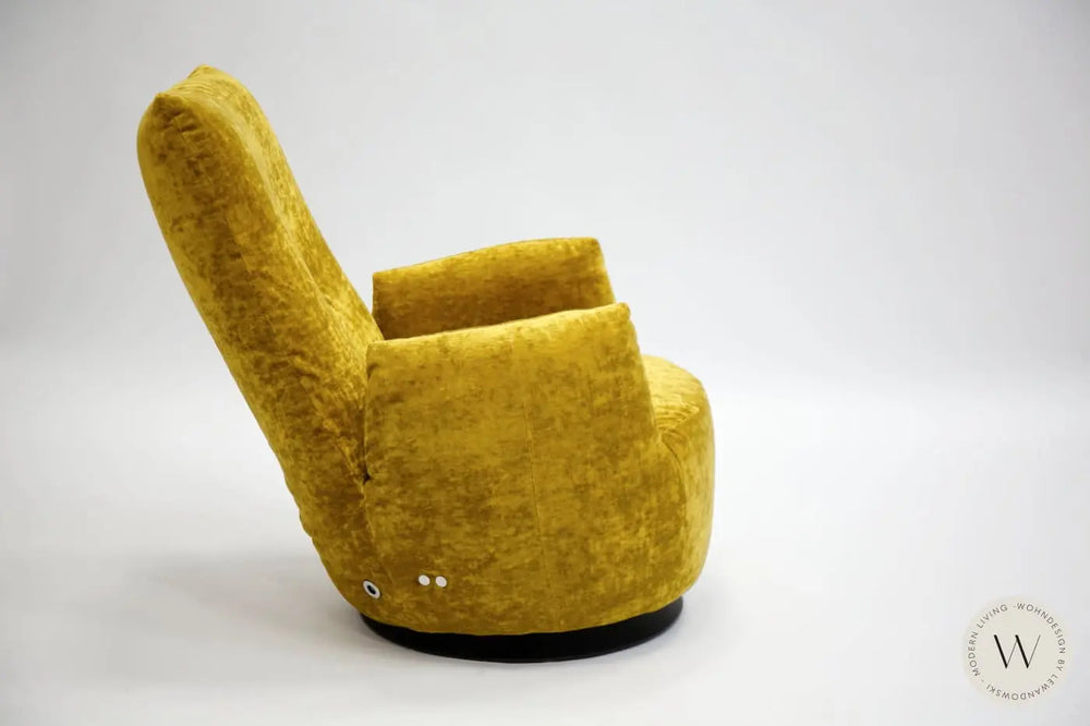 Sessel Blobb.De Luxe inkl. Hocker in Stoff Boheme Bullfrog