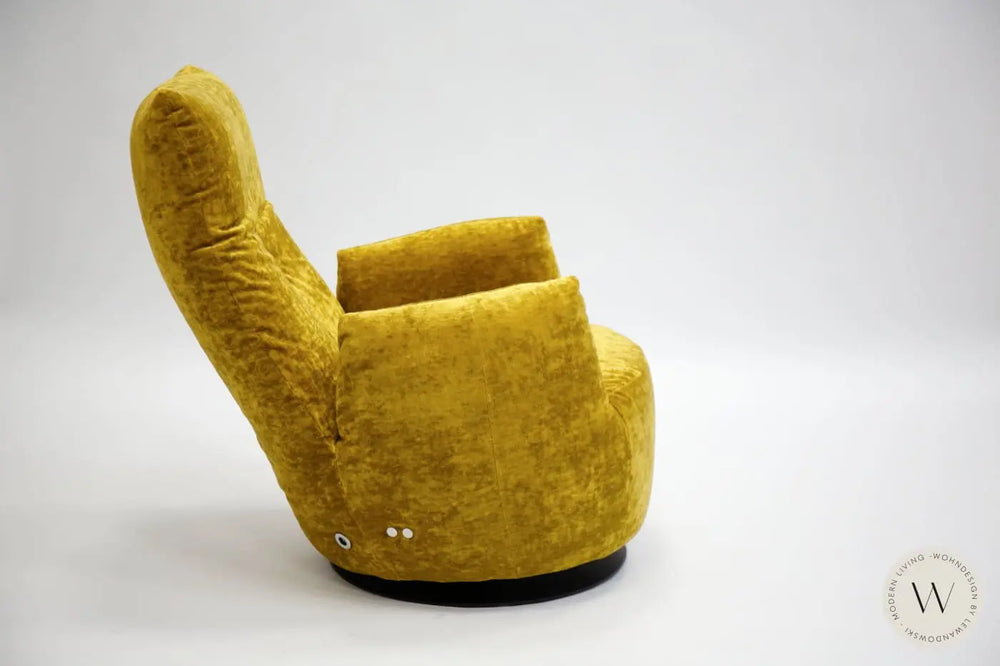 Sessel Blobb.De Luxe inkl. Hocker in Stoff Boheme Bullfrog