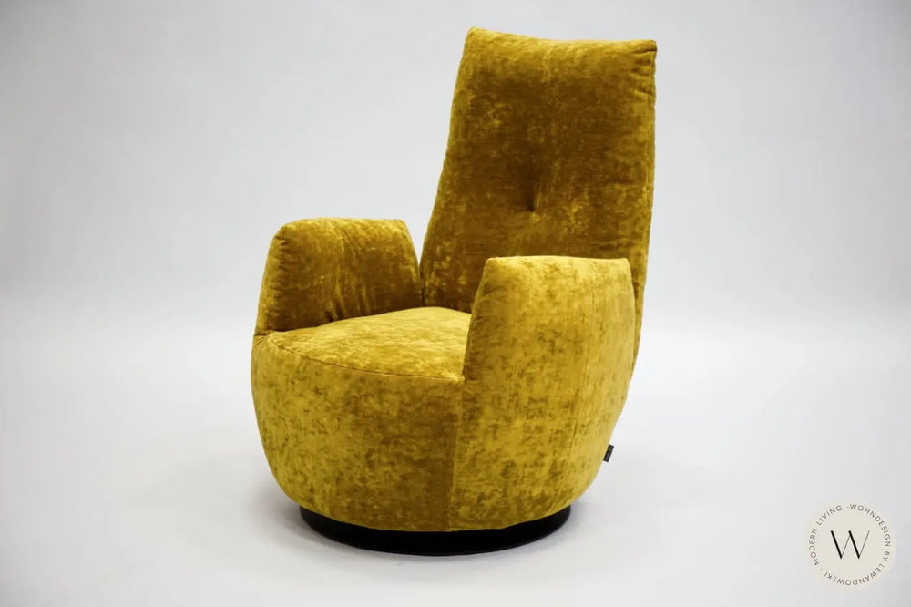 Sessel Blobb.De Luxe inkl. Hocker in Stoff Boheme Bullfrog