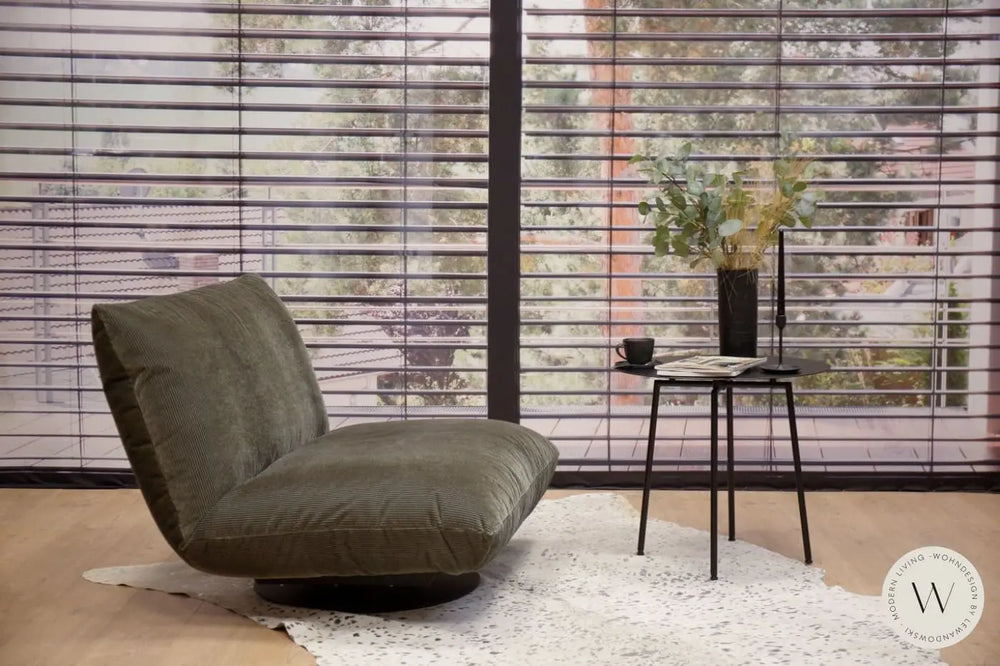 Sessel Modell Boogie in Stoff Charmelle Lounge Bullfrog