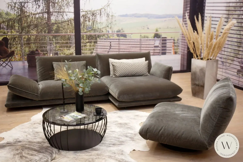 Sessel Modell Boogie in Stoff Charmelle Lounge Bullfrog