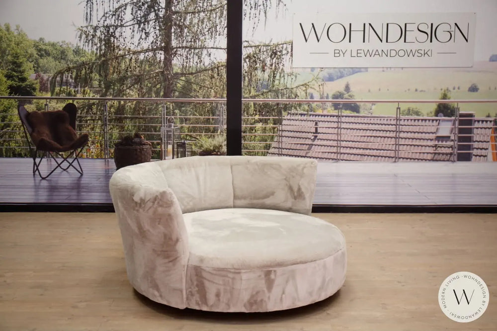 Sofa / Sitzinsel Modell Amie in Stoff Fuzzy Bullfrog
