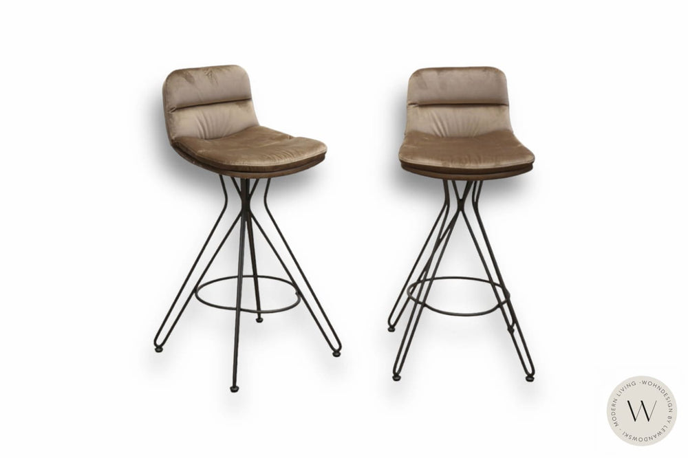 Barhocker Modell Morgan in Stoff Castoro Ozzio®Italia