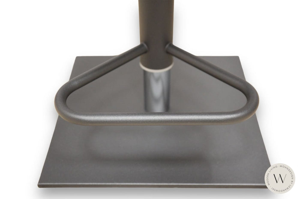 Barhocker Modell Noa in Leder Pelle 90 fango (höhenverstellbar) Ozzio®Italia