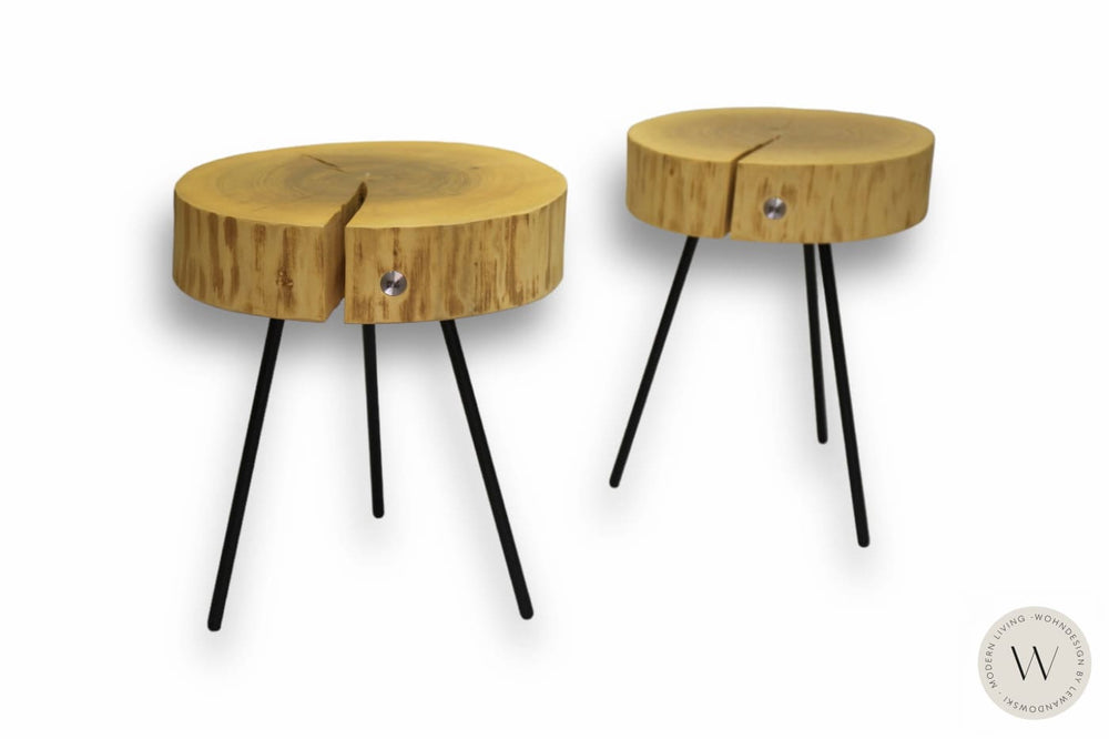Beistelltisch Modell 8480 Esche massiv natur Couchtische / Beistelltische