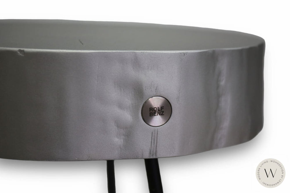 Beistelltisch Modell 8480 Esche silber lackiert Ronald Schmitt