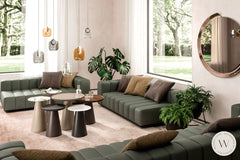 Beistelltisch Modell Kony In Champagne Und Platte Pw94 Couchtische / Beistelltische