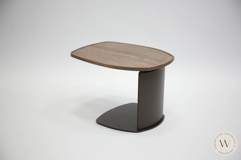 Beistelltisch Modell ZOOM in Bronze MT97 und Platte in PW96 Ozzio®Italia