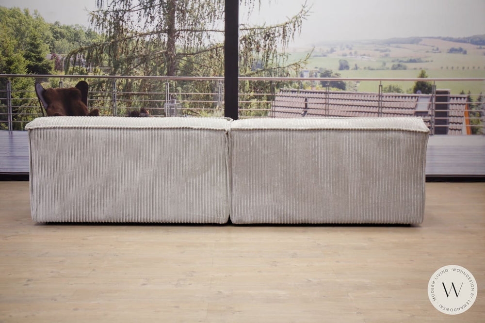 Big Sofa Platani in Stoff Corduroy Mink easysofa