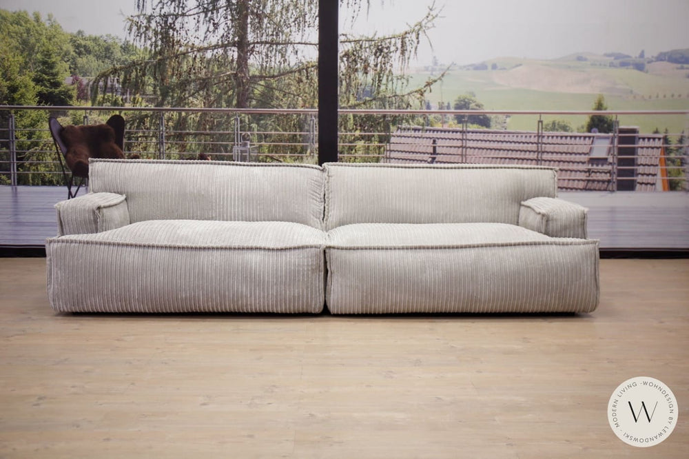 Big Sofa Platani in Stoff Corduroy Mink easysofa