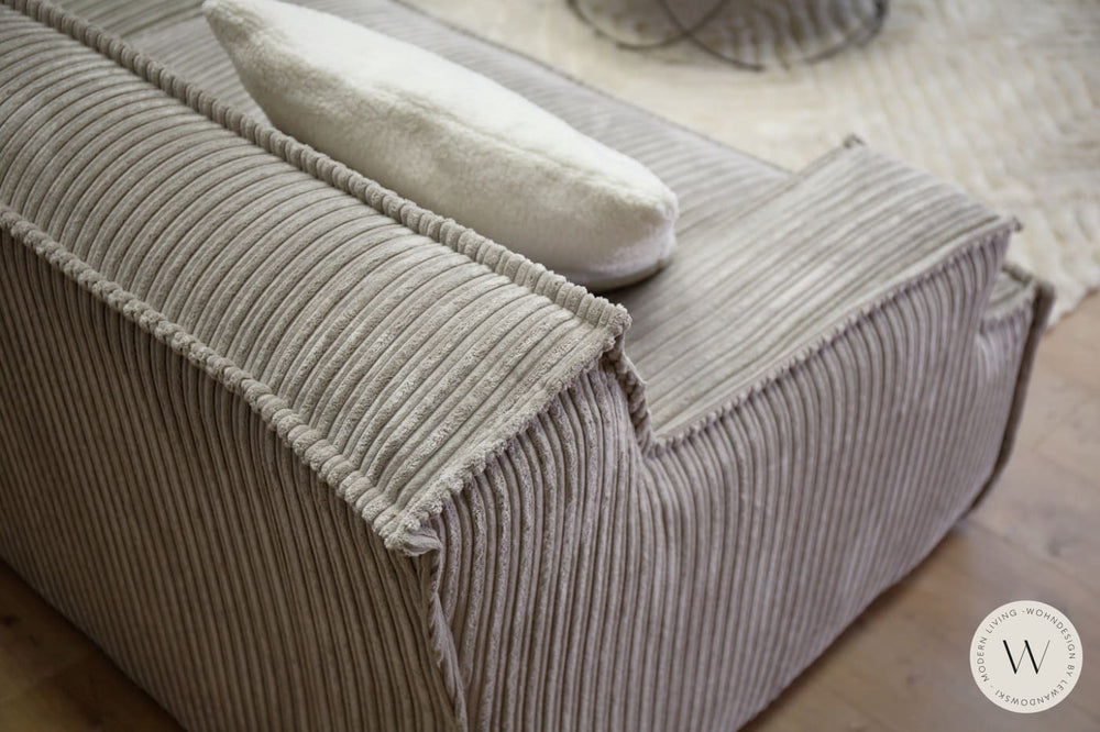 Big Sofa Platani in Stoff Corduroy Mink easysofa
