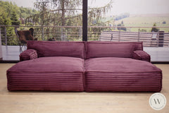 Bigsofa Couch Modell Platani In Stoff Ermine Lilac Couchgarnituren