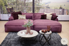 Bigsofa Couch Modell Platani In Stoff Ermine Lilac Couchgarnituren