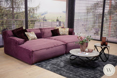 Bigsofa Couch Modell Platani In Stoff Ermine Lilac Couchgarnituren